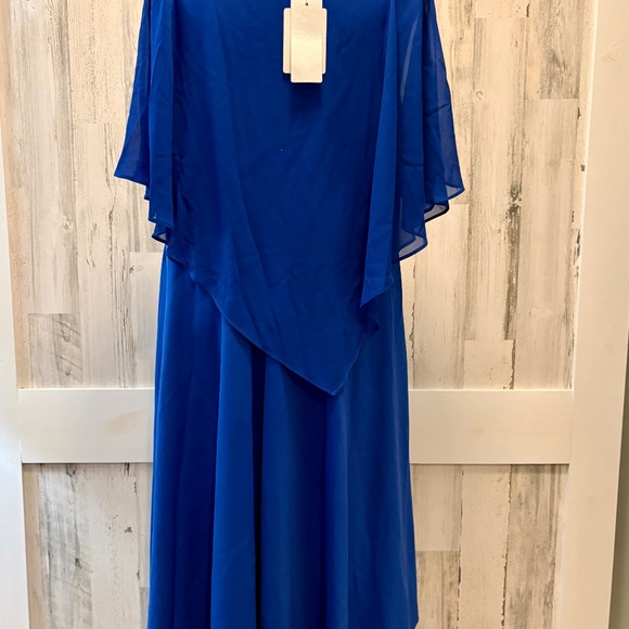 KIM CURVY DRESS -SIZE 16W ROYAL BLUE - NWT - Picture 3 of 5